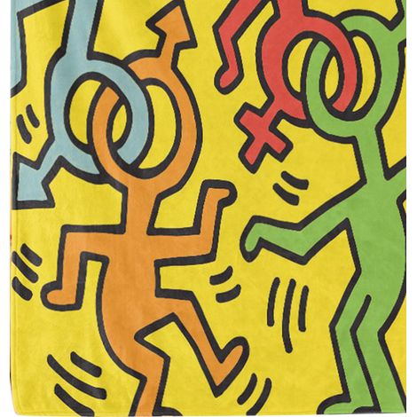 BL696 Couverture Keith Haring personnalisée, produit standard, 150 x 200 cm (1/5)