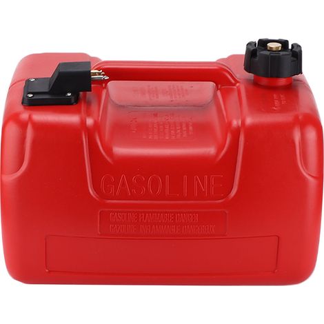 Réservoir d'essence hors-bord marin 12L rouge portable léger branchement direct remplacement (1/5)