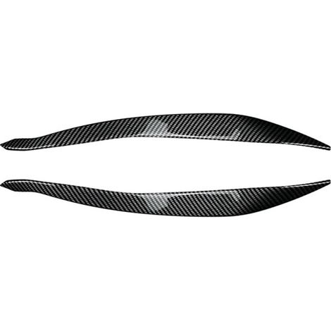 1 pair of headlight and eyebrow stickers suitable for BMW 5 Series F10 F11 models from 2015 to 2017 for later exterior modification. (1/5)