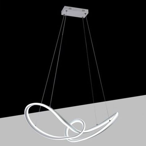 TRADE SHOP - Lampadario Led Intrecciato A Fiocco A Sospensione 60w Cct 3 Colorazione Di Luce A59-b3c -