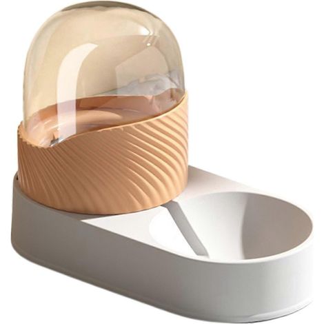 Automatischer Futter- und Wasserspender für Haustiere, 2 l, Reisebedarf, Futterspender für Hunde, Katzen und Kleintiere-White Water Feeder (1/5)