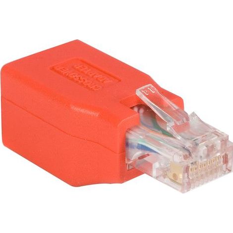 Adattatore Startech C6CROSSOVER Rosso (1/4)