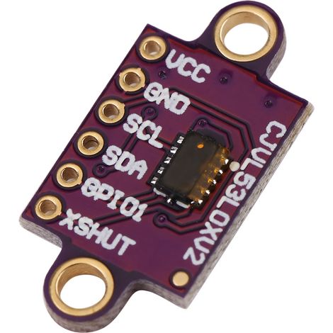 Module de mesure de distance laser à temps de vol (ToF) GY-VL53L0XV2, interface I2C/IIC (1/5)
