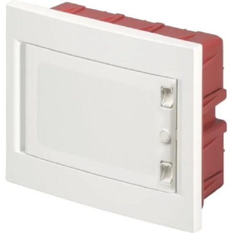 Centralino ad incasso, 12 moduli, bianco, IP40, con sportello cieco - Elettrocanali EC63012C