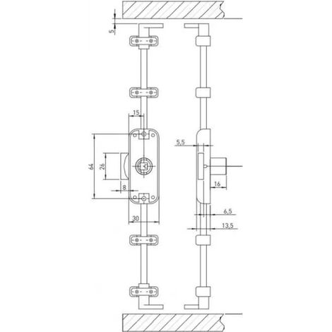 UNIVERSALKNAUF OHNE ZYLINDER - OJMAR - 7064.A001NI