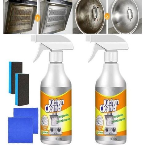 Kitchen Foam Cleaner Kitchen Cleaner Spray All-Purpose Kitchen Pots And Pan Cleaner Bubble Cleaner Spray Multi-Purpose Foam Cleaner (1/4)