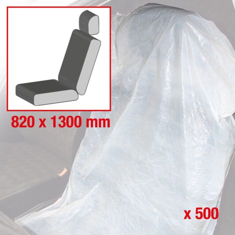 KS Tools Protèges-sièges jetables, blanc, pack de 500 (1/4)