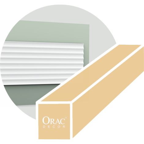Carton complet 10 panneaux muraux 3D VALLEY W109-2600 - L260 x H25 x L1,3 cm - ORAC DECOR