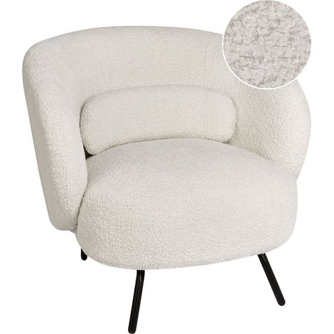 Armchair MAKELA Boucle Off-White