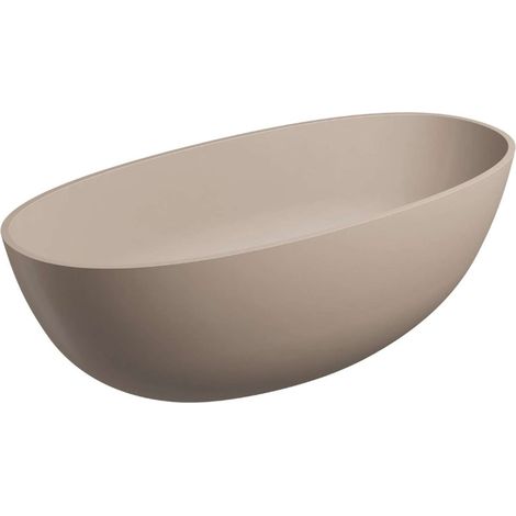 OMNIRES Shell M+ - Bañera exenta, 160x75 cm, beige mate SHELLWWDB (1/3)