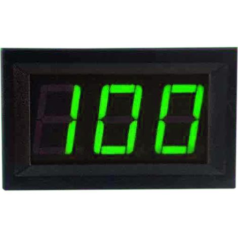 Voltmètre numérique 0.56 pouce, testeur de tension 3 fils, affichage LED 0-100V vert, accessoire (1/5)