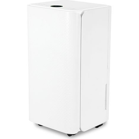 SWANEW Deumidificatore 16L/giorno, deumidificatore elettrico silenzioso con serbatoio da 2000 ml, scarico continuo, timer telecomandato, 24 ore, deumidificazione di ambienti fino a 20 m²/25 m², bianco (1/5)