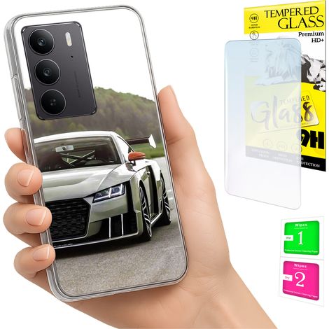 Custodia per Realme C75 / 14X 5G con cover fotografica e vetro temperato 9H. (1/5)