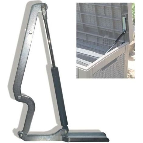 Charnières pour boîte de terrasse Keter, charnière pour grandes boîtes de terrasse Keter, pièce de rechange SOP, compatible avec la plupart des charnières de boîte de terrasse extérieures, po (1/5)