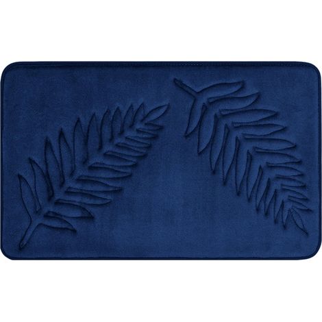 Tapis De Bain - Polyester - Antidérapant - Absorbant - Salle De Bains - 40 X 30 Cm - 1 Pièce (1/5)
