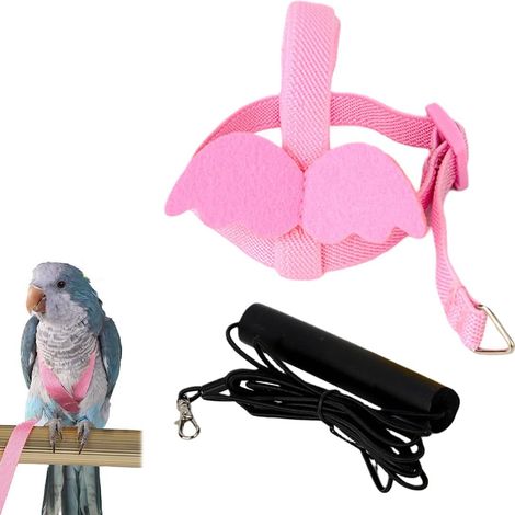 1 Harnais,Laisse,Oiseau,Nylon,Réglable,Corde,Petits Perroquets,Extérieur