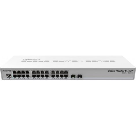 HUB Switch puertos 24 puertos Ethernet 10/100/1000 Mbps MIKROTIK (1/3)