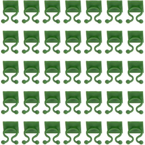 Pinces de fixation vertes pour plantes, outil de support de jardinage, lot de 200 pièces