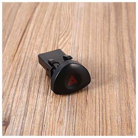Bouton Warning Interrupteur Feux de détresse Commutation d'avertissement Danger pour R-enault Clio MK II 1998-2005 8200442723 (1/4)