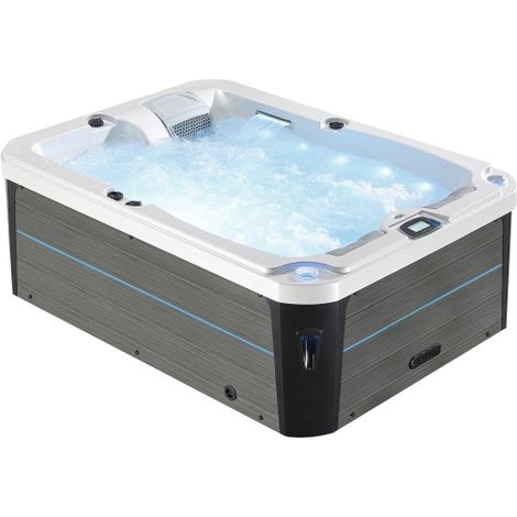 Spa 2 places allongées Archipel® GT2 BLANC NACRE LED - Thérapeutique Balboa 210x148