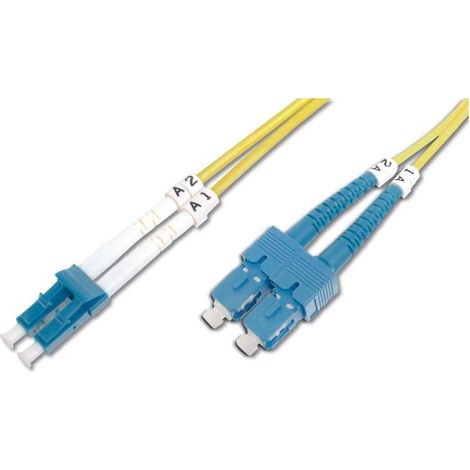 WP WPC-FP0-9LCSC-050 InfiniBand/Glasfaserkabel 5 m LC SC Gelb