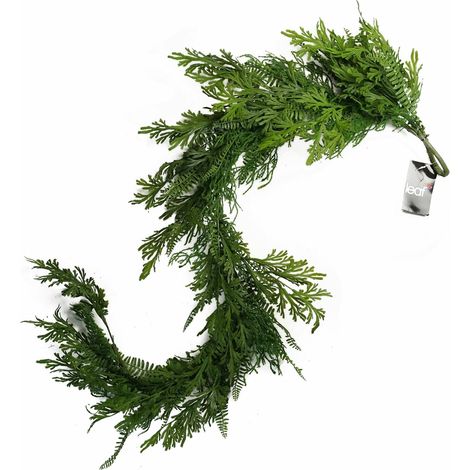 140cm Artificial Trailing Hanging Fern Garland Plant Realistic (1/4)