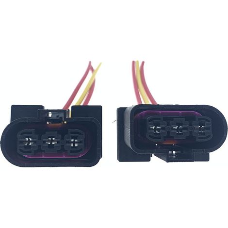 Compatible avec les prises pour ventilateurs électriques BYD G3, G3R, G5, G6, L3, Yuan Tang S2, Song S6, S7 et Song MAX -- JB1218-3P