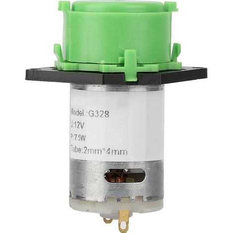 DIY Peristaltic Tube Head 12V Dosing Pump for Aquarium Laboratory Chemical Analysis (Green 24) (1/5)