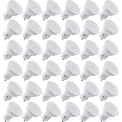 ORION91oficial® - Pack X 25 Unidades, Bombilla LED GU10, 6w (=50w) 540lm Blanco Neutro 4000K 15000h -Foco-Iluminación-Aplique-Lámpara - spaziOrion91