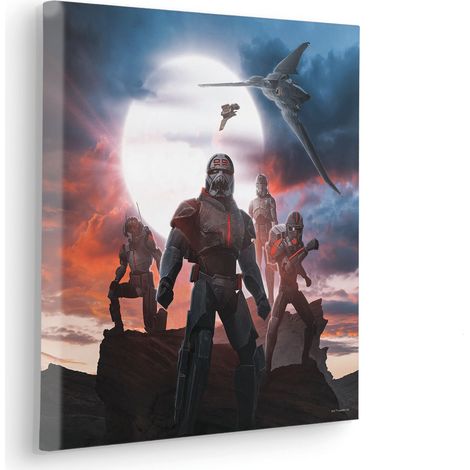 Komar Canvasbild Star Wars Bad Batch Strong Team - 40 x 40 cm - Bild auf Keilrahmen (1/2)