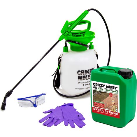 ALGAE, LICHEN & MOULD Crikey Mikey Ultimate Treatment Extra Strong 5L Kit (1/5)