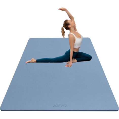 Tapis Yoga Epais 200×100cm TPE 10mm Epais Antidérapant Confortable Tapis de Sport Grand et Large Tapis de Gym Fitness Pilates Exercice pour Maison et Exterieur (1/5)