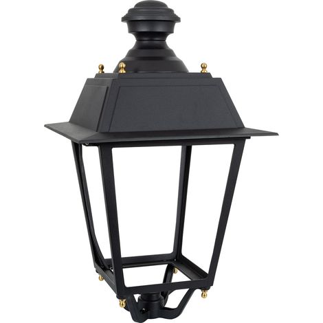 Lampadaire LED 40W Villa Blanc chaud Asymétrique 140ºx60º 2700K (1/5)