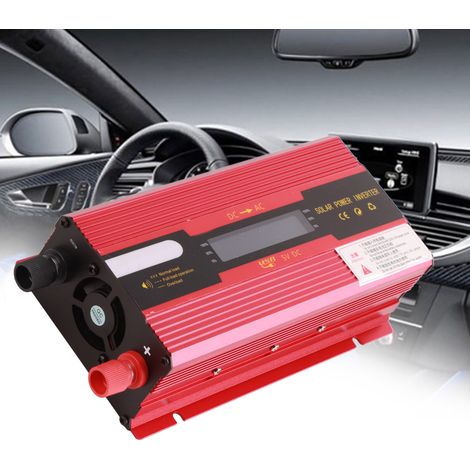 Tragbarer 1000-W-Solarwechselrichter für Zuhause (12 V auf 220 V mit LCD-Bildschirm) (1/5)