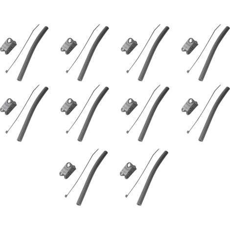 10X Planche de Kitesurf de Remplacement en Nylon Kitesurf Cerf-Volant Une Pompe Valve Tuyau Pince D'Engrenage Accessoires Cerf-Volant Tuyau et Pince