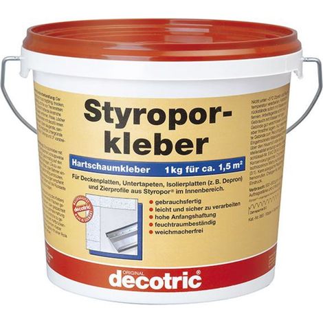 Decotric Styroporkleber 1 kg Styroporkleber (1/2)