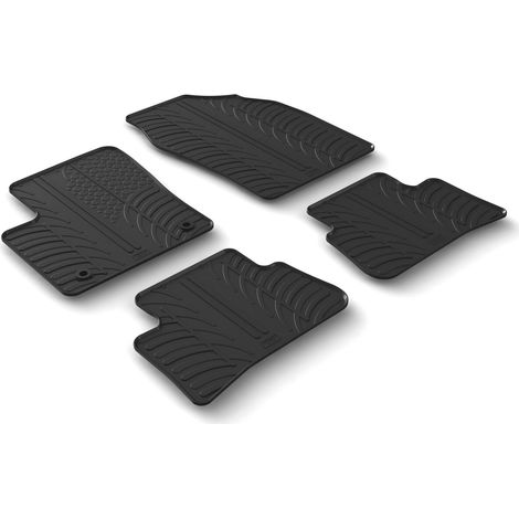 Set tappeti su misura in gomma - compatibile per Toyota C-HR (12/23) automatico, ibrida (1/5)