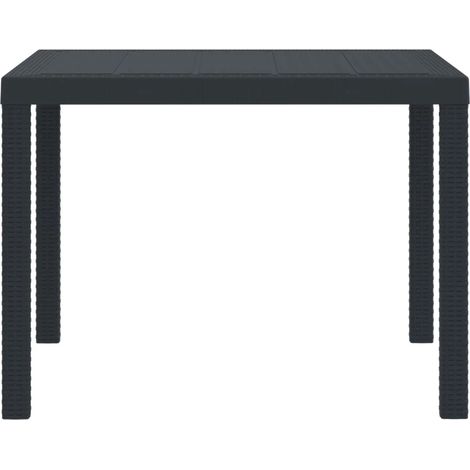 Gartenmöbel vidaxl garden table Poly-Rattan 100x100x73cm