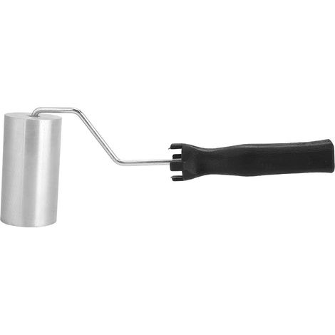 50x100mm Aluminium Alloy Fibreglass Laminating Roller with Ergonomic Wooden Handle for Leveling FRP Resin and Removing Bubbles (1/5)
