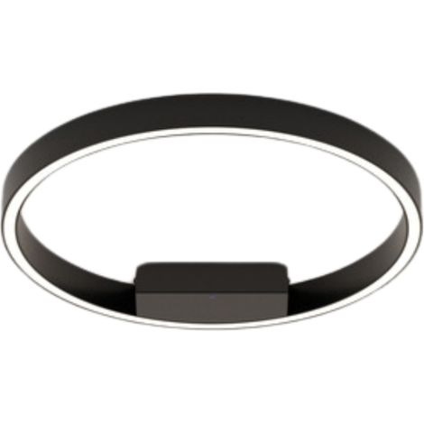 Plafonnier LED rond noir Maytoni Rim 40 cm 4000K 1200lm (1/5)