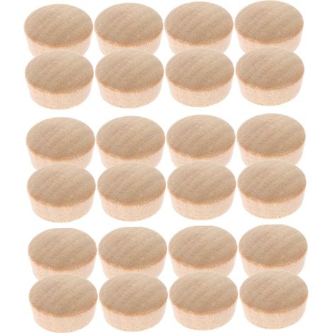 40pièces Bouchons Bois Coniques Pour Bouchons De Menuisier Ronds Bois Naturel Pour Meubles Avec Ajustement Sécurisé (1/5)