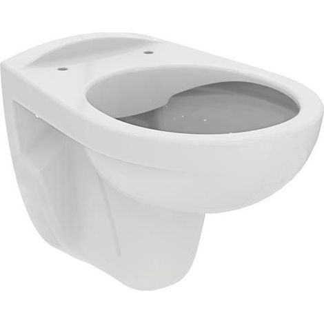 Pacchetto vaso combinato EUROVIT 355x520x350 mm bianco senza brida, con chiusura ammortizzata IDEAL STANDARD