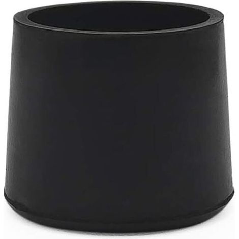 Set di 8 puntali rotondi in gomma antiscivolo da 38 mm – Per gambe di sedie – Protegge i pavimenti e riduce il rumore (1/5)