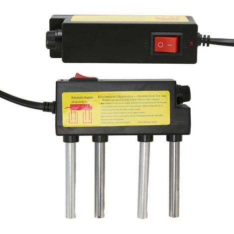 Analyseur d'eau électrolytique avec prise fusible étanche, qualité d'eau testée pour eau de puits et potable, 100‑240V prise US, sans fuite (1/5)
