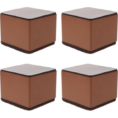 Lot de 4 patins adhésifs antidérapants en feutre pour meubles robustes acier au carbone, support (1/5)