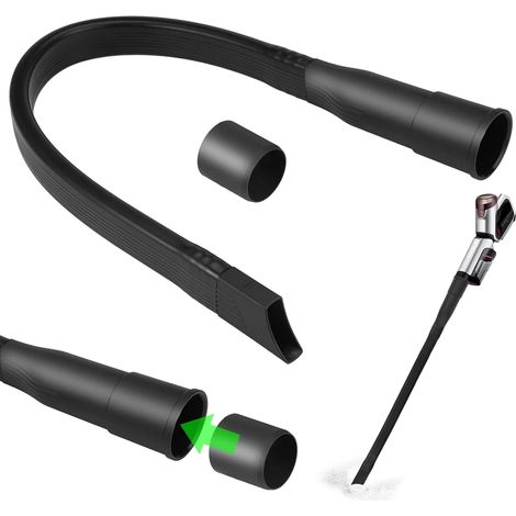 Embout d'Aspirateur Universel, 62 cm Flexible avec Adaptateur 32/35 mm Télescopique, Nettoyage sous les Meubles, Nettoyage Sièges de Voiture (1/5)