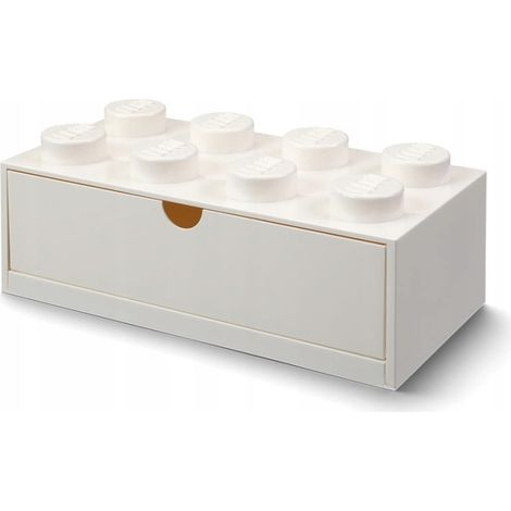 Cajón contenedor Lego 40211735 Ladrillo 8 Blanco para Ladrillos Juguetes Regalo (1/5)