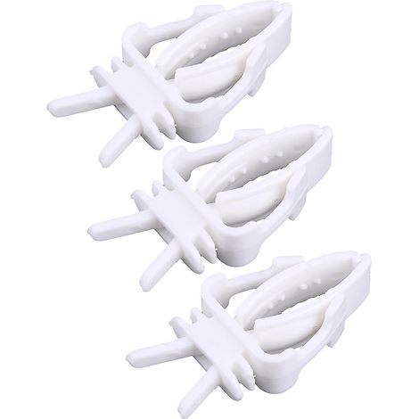 Set mit 3 Leckerliclips für Obst und Gemüse für Papageien – Fütterungshilfe aus Kunststoff (1/4)
