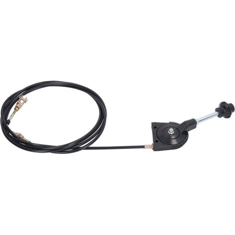 Cable de acelerador manual para excavadora, control del motor, repuestos y accesorios para maquinaria pesada, 3,5 metros - Crezuo (1/4)