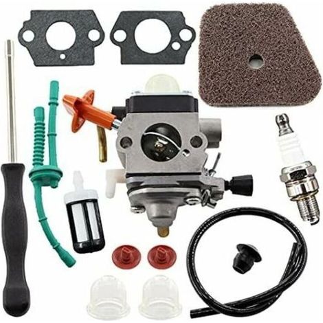 Vergaser-Kit für Stihl FS87 FS90 FS100 FS110 FS130 HL95 HL100 HT100 HT101 KM90 KM100 KM110 SP90 Kettensägen, inklusive Luftfilter und Kraftstoffleitung.-